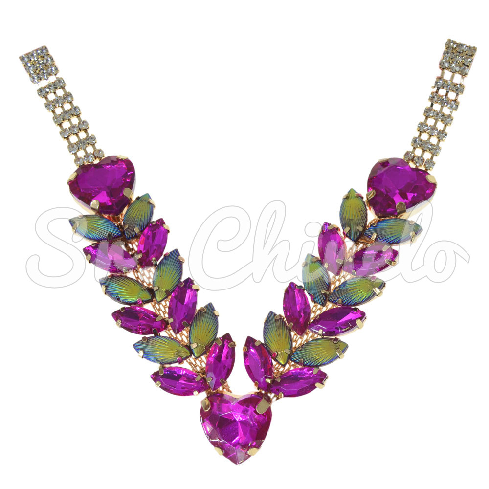 Cabedal Roberta, Rebite, Rosa/Pink Irisado