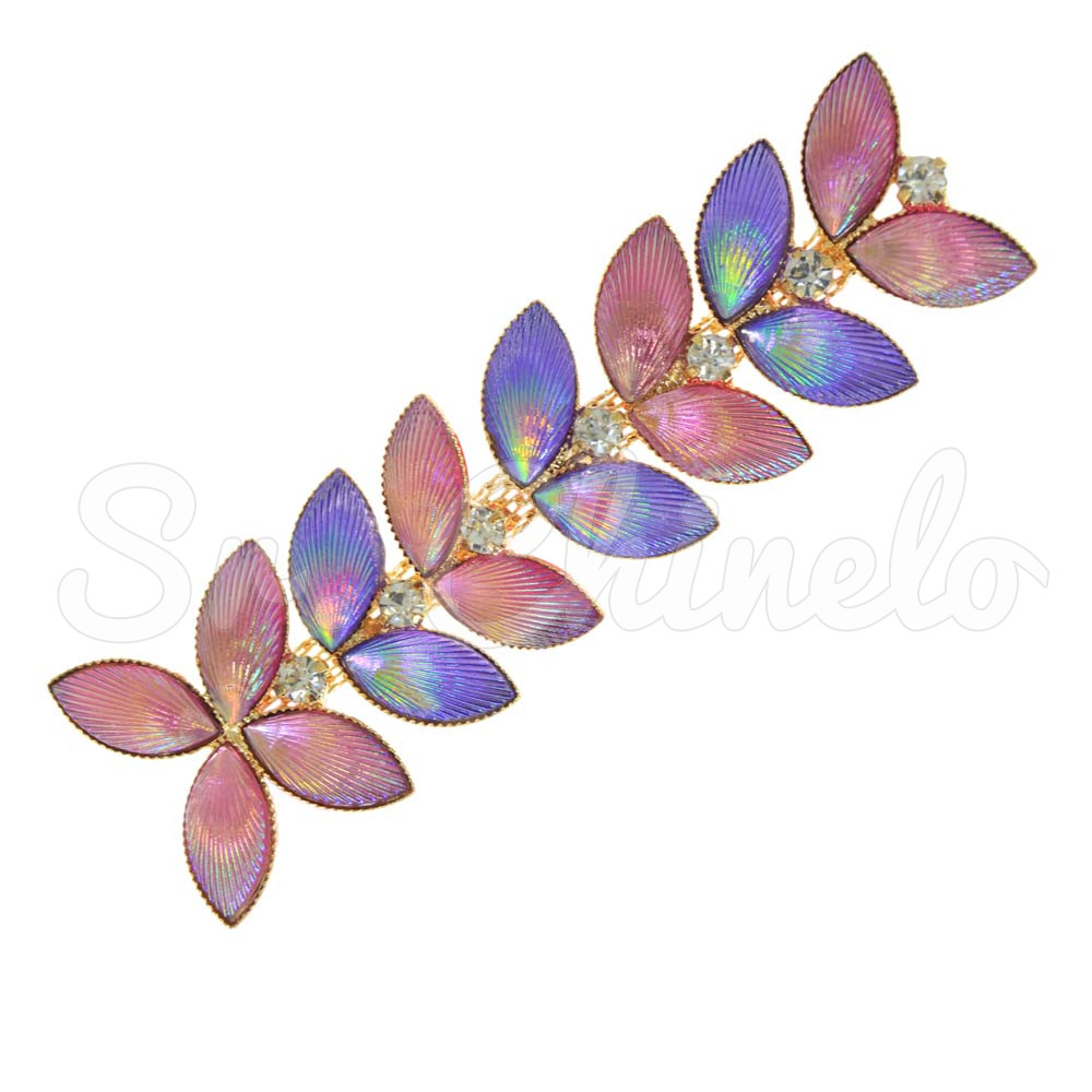 Cabedal Mariah, Rebite, Rosa Furtacor/Roxo Furtacor