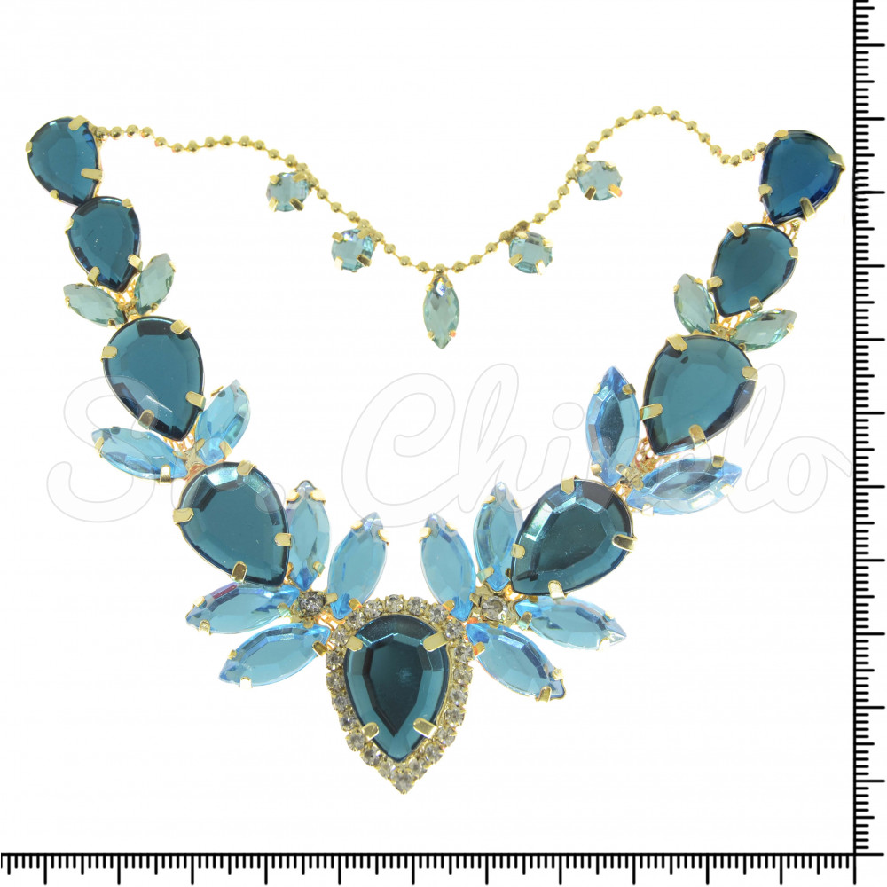 Cabedal Alana, Banhado, Turquesa/Tiffany