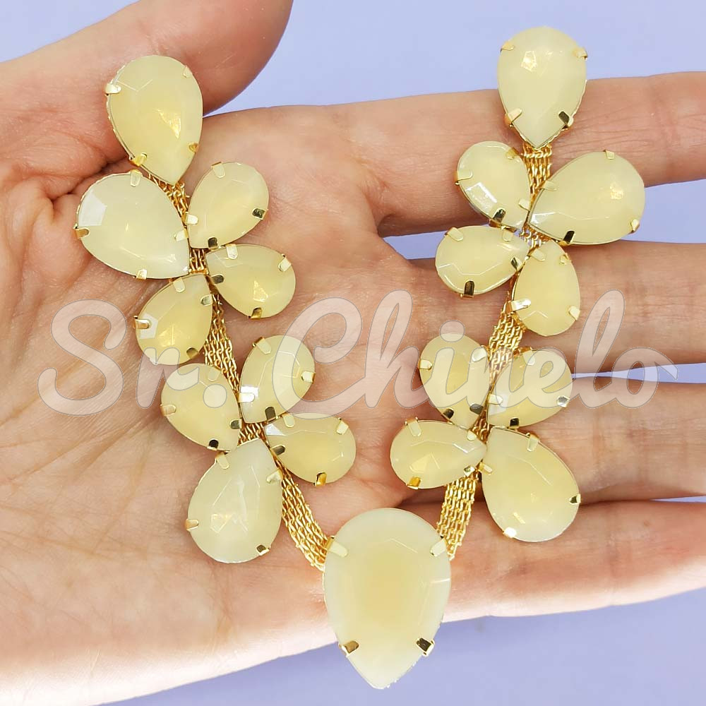 Cabedal Mel, Banhado, Bege Opal