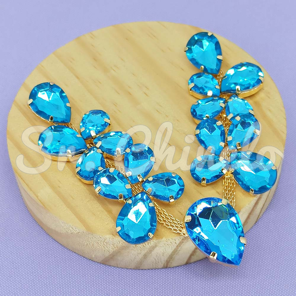 Cabedal Mel, Banhado, Azul Tiffany