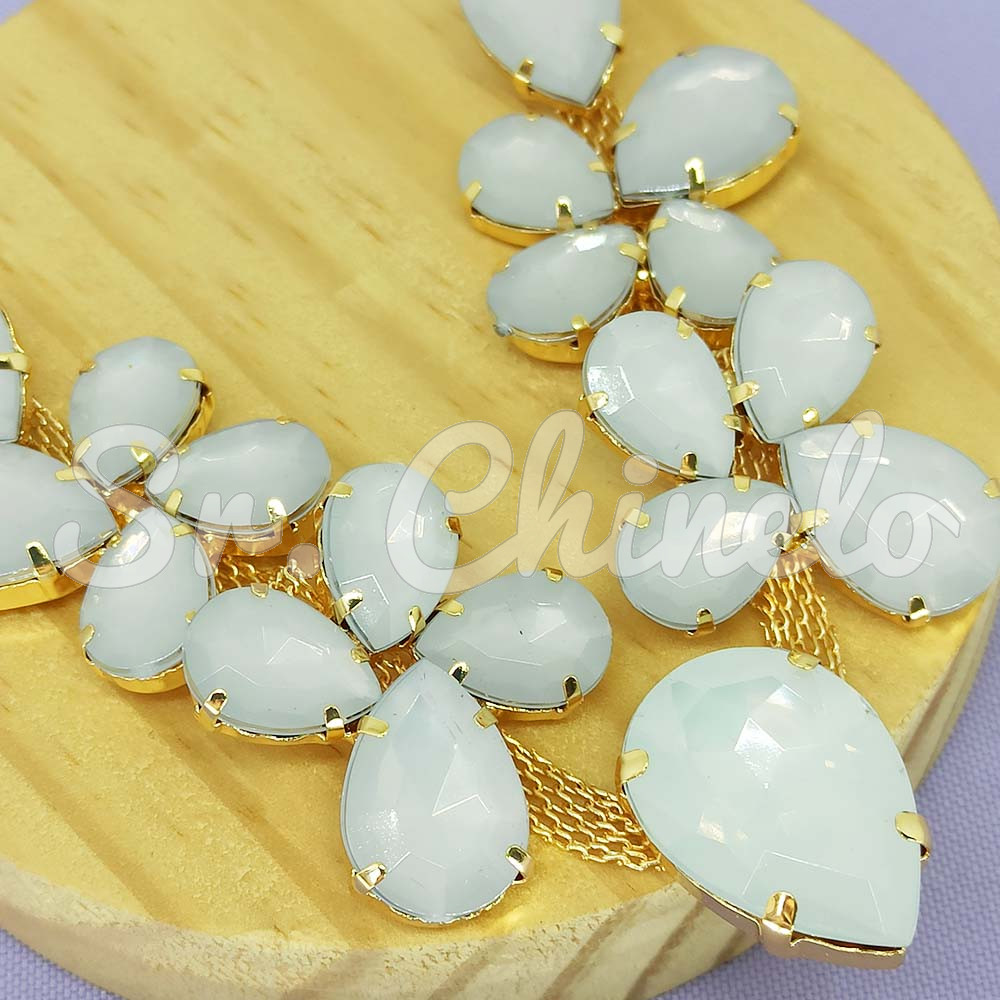 Cabedal Mel, Banhado, Branco Opal