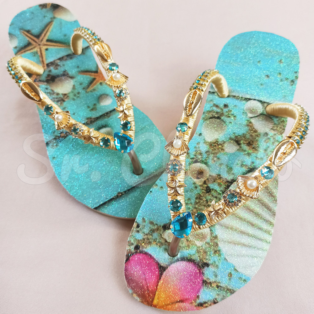 Cabedal Marina, Banhado, Azul Tiffany