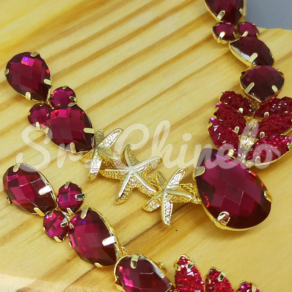 Cabedal Estela, Banhado, Rebite, Rosa Pink
