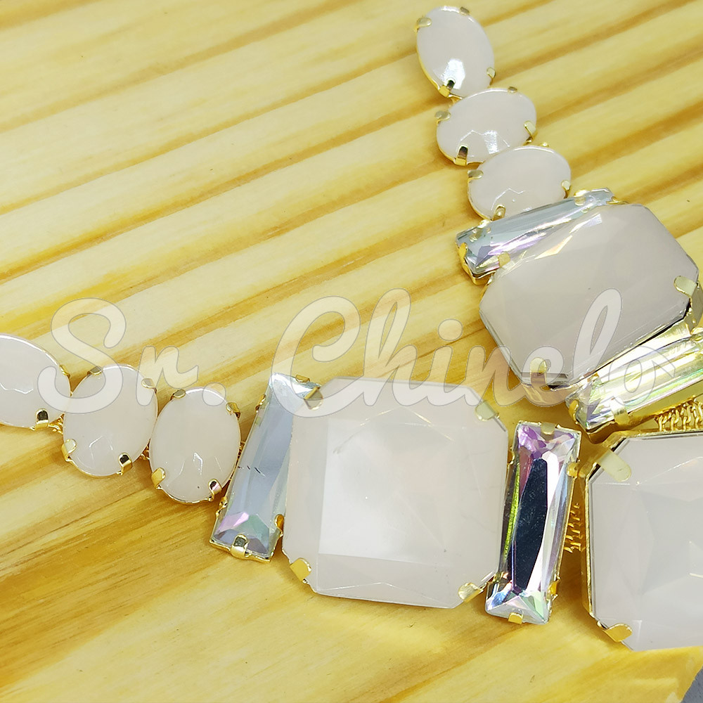 Cabedal Martina, Banhado, Rebite, Bege Opal