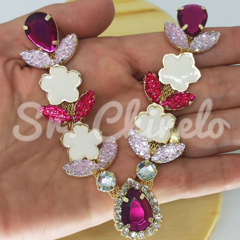 Cabedal Angélica, Pedraria Drusa, Banhado, Rebite, Rosa