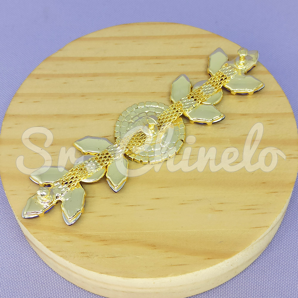 Cabedal Cloe, Banhado, Rebite, Olho Grego, Preto