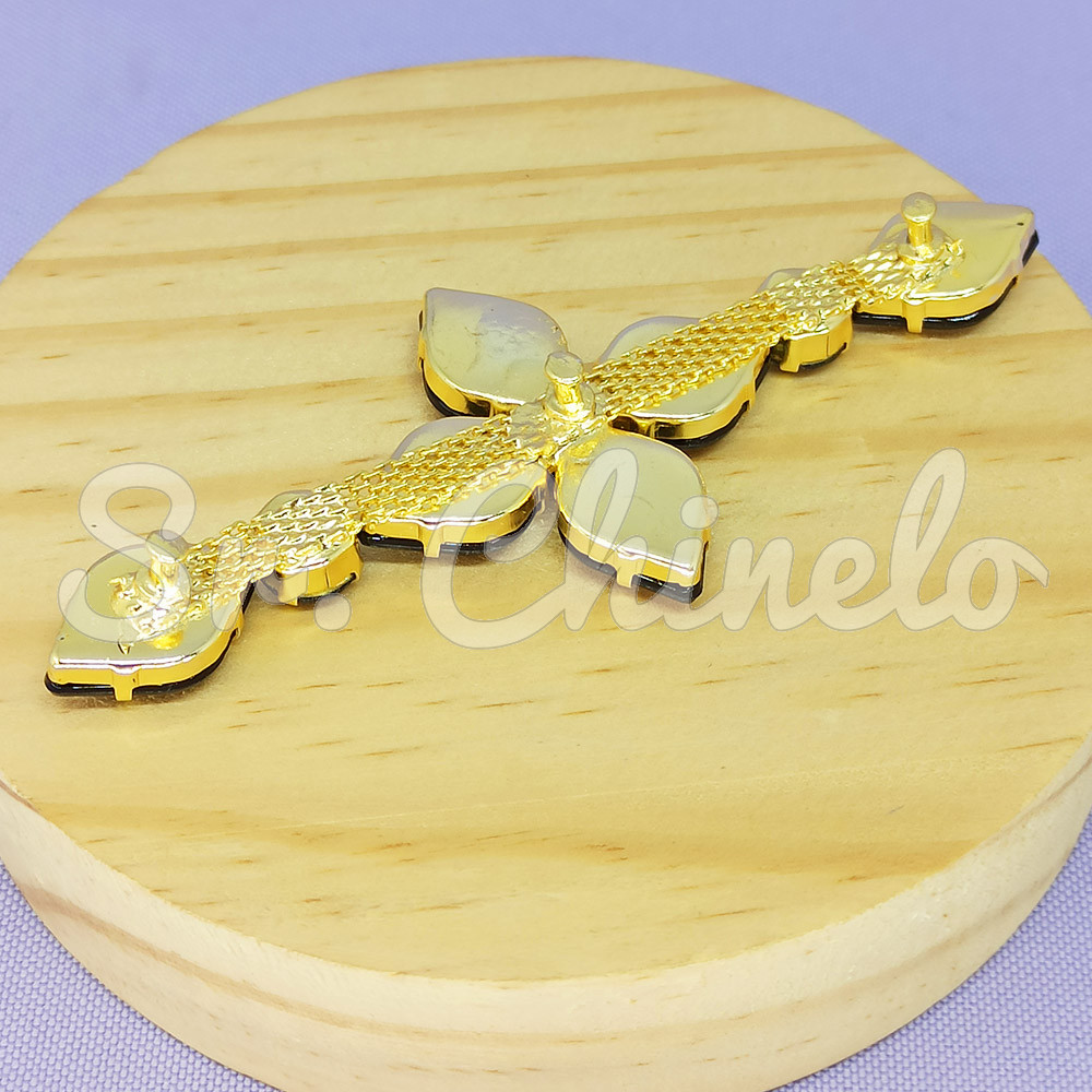 Cabedal Nívea, Banhado, Rebite, Chaton Lemon, Preto