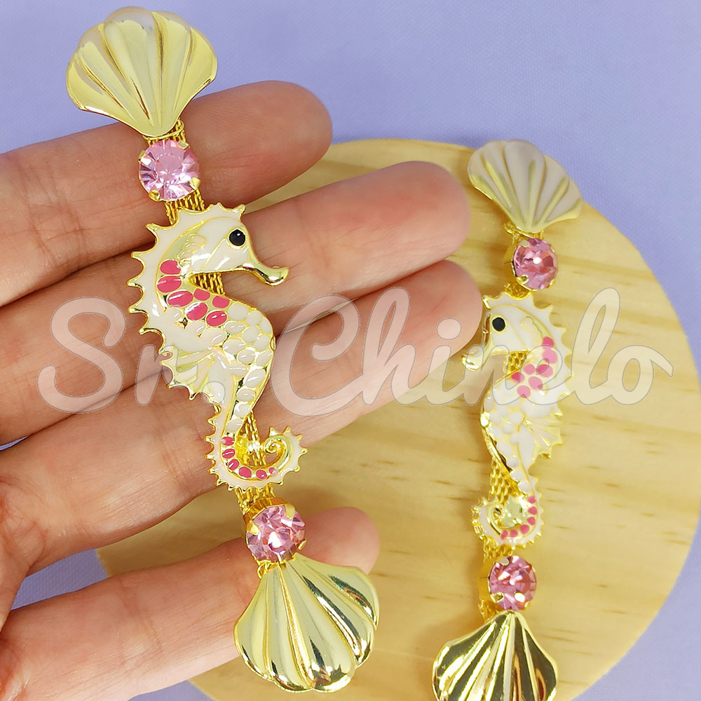 Cabedal Cavalo Marinho, Banhado, Rebite, Rosa