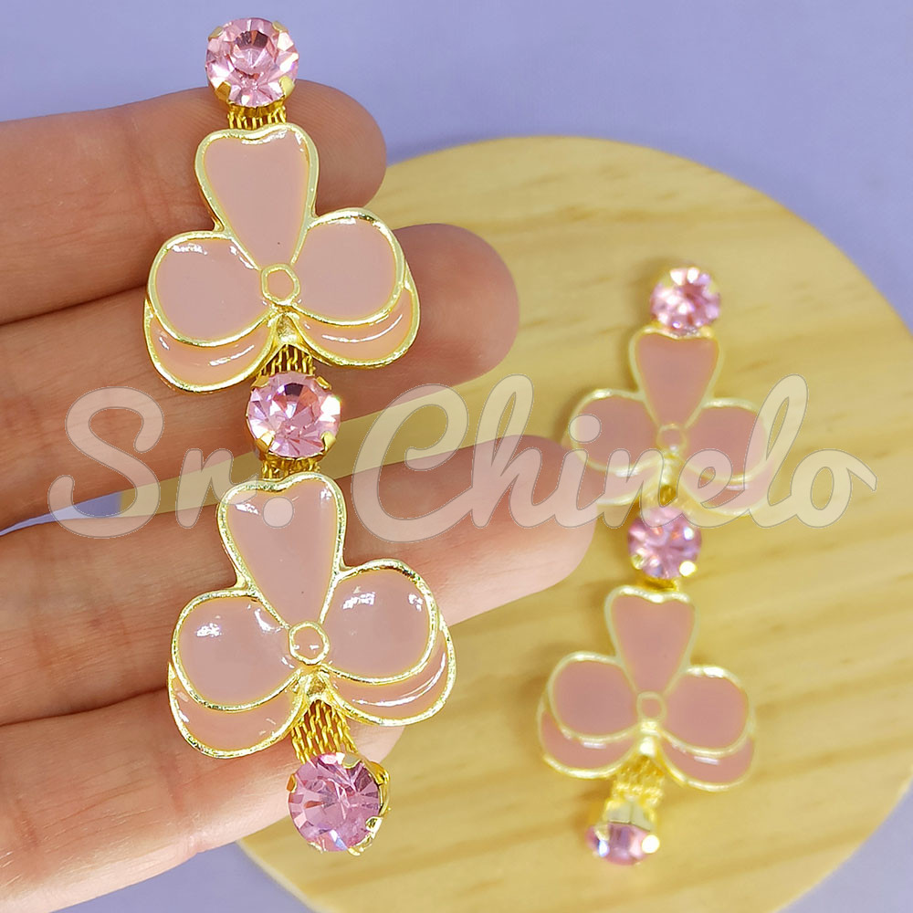 Cabedal Cecília, Banhado, Rebite, Rosa Vintage