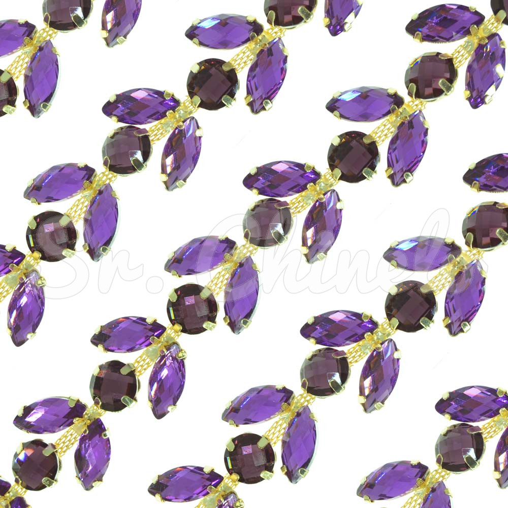 Cabedal em Metro, Banhado, Íris, Roxo