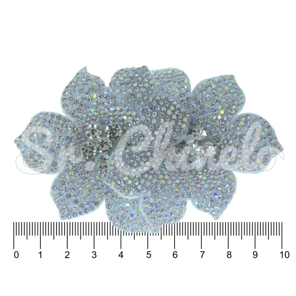 Cabedal Flor Dupla, Tecido, Cristal Furtacor