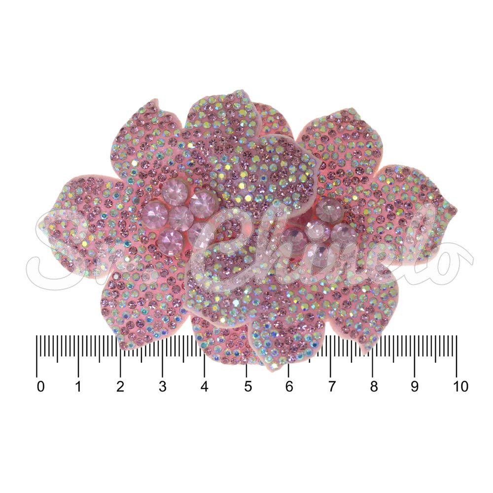 Cabedal Flor Dupla, Tecido, Rosa Claro Furtacor