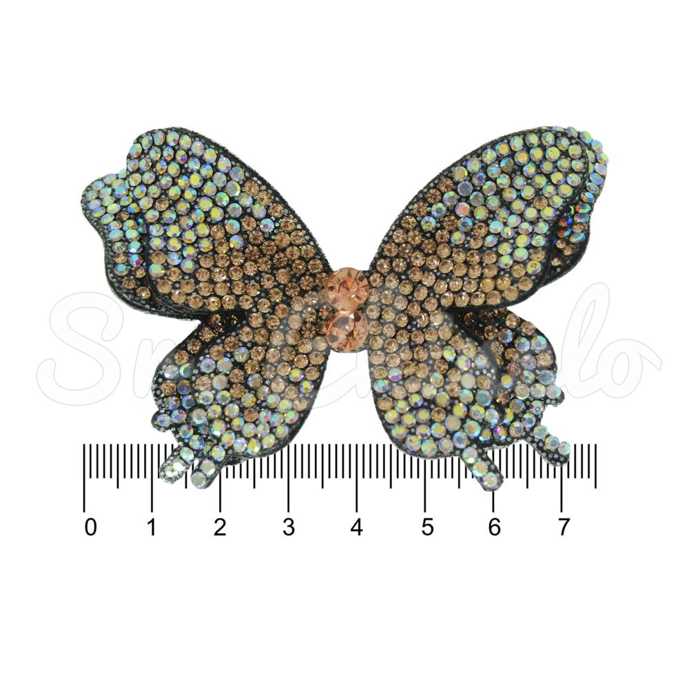 Cabedal Erica, Tecido, Borboleta, Salmão/Furtacor