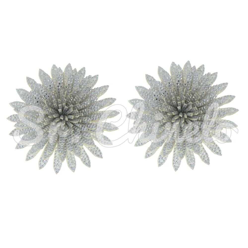 Cabedal Flor de Lótus, Tecido, Cristal