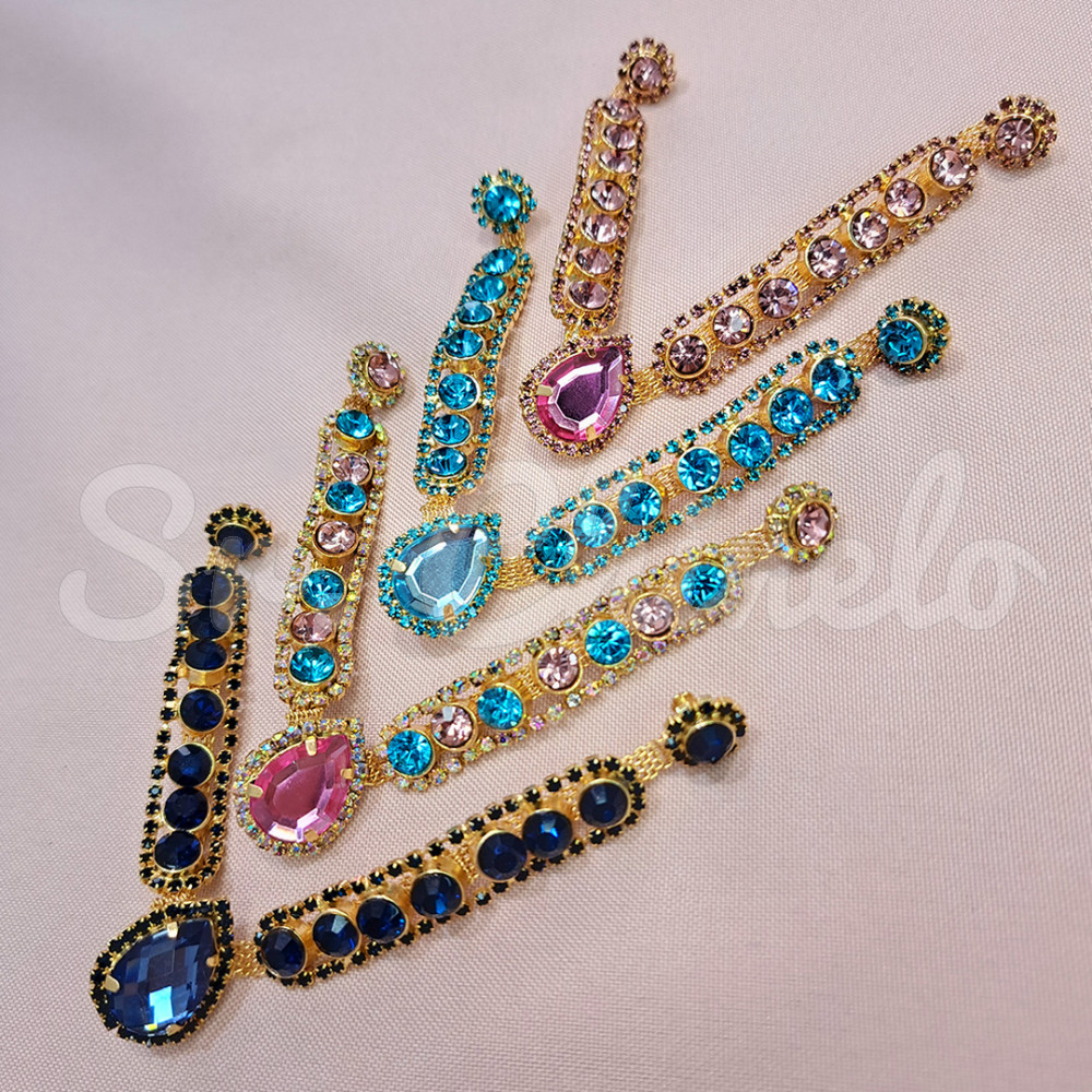 Cabedal Natália, Banhado, Rebite, Azul Tiffany