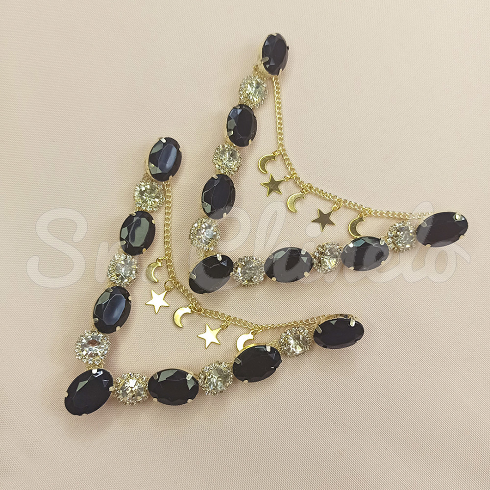 Cabedal Celeste, Rebite, Luas e Estrelas, Preto