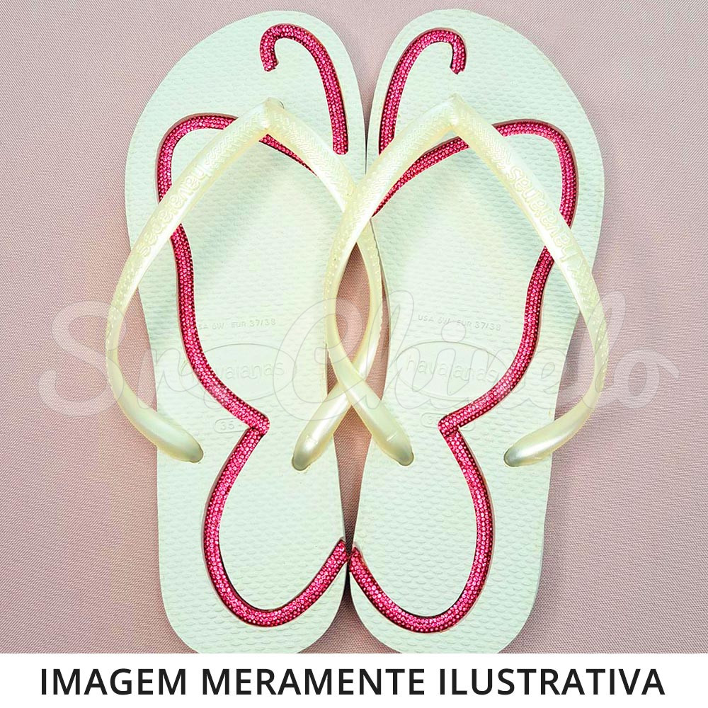 Sandálias Sr. Chinelo Basic, 37/38, Frisado para Meia Cana 06mm