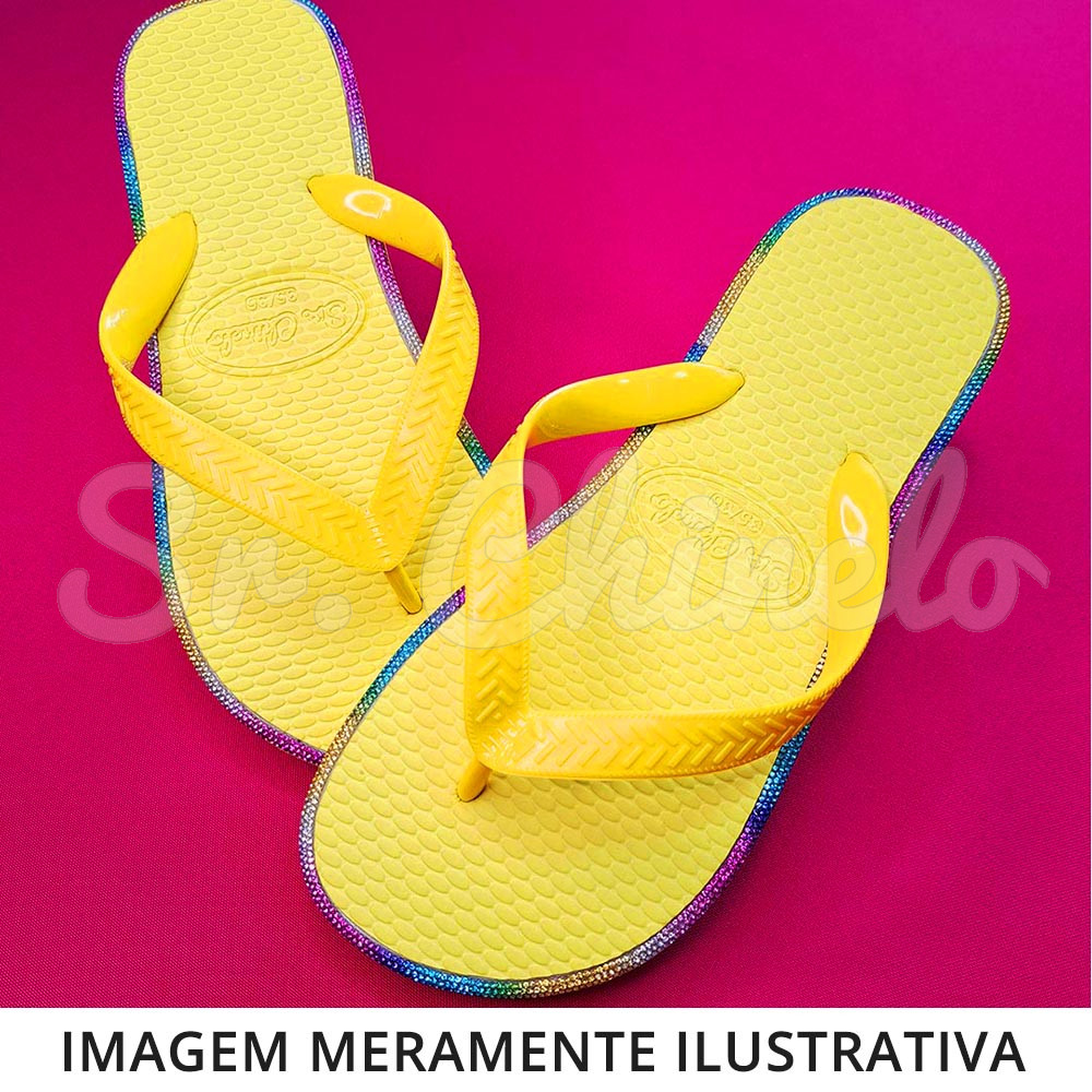 Sandálias Sr. Chinelo Basic, 35/36, Frisado para Meia Cana 06mm