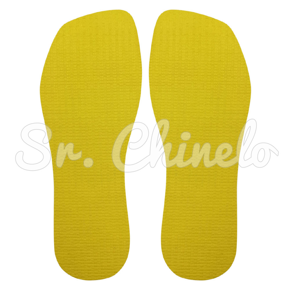 Sola Slim Square, 100% Borracha, Amarelo Solar