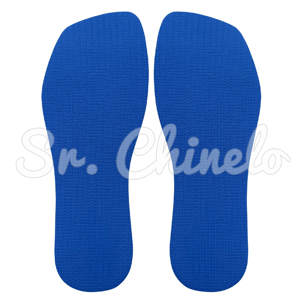 Sola Slim Square, 100% Borracha, Azul Royal