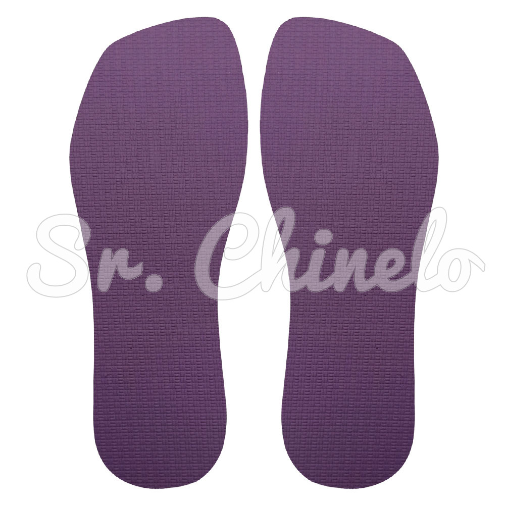 Sola Slim Square, 100% Borracha, Lilás Lavanda