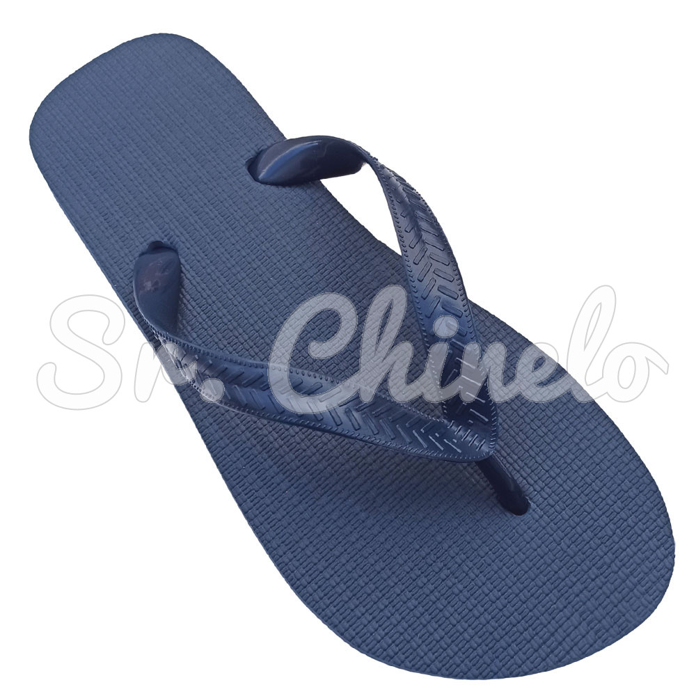 Chinelo Basic, Sr.Chinelo, 100% Borracha, Azul Marinho