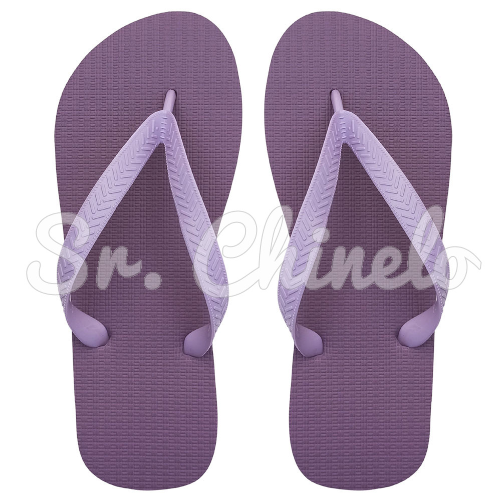 Chinelo Basic, Sr.Chinelo, 100% Borracha, Lilás Lavanda