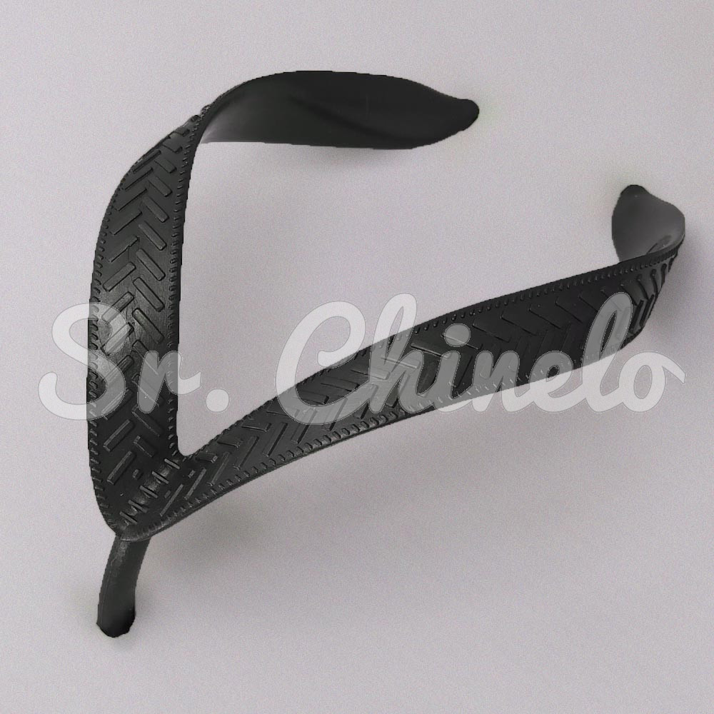 Correia Larga para Chinelo, Preto