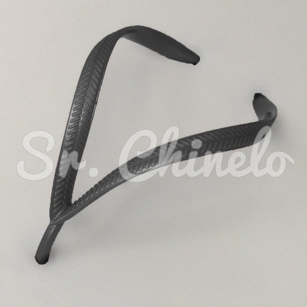 Correia Slim para Chinelo, Grafite Perolado