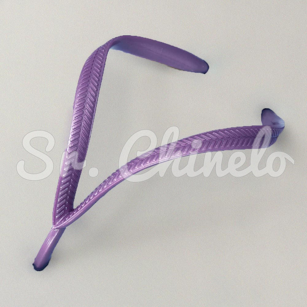 Correia Slim para Chinelo, Lilás Perolado