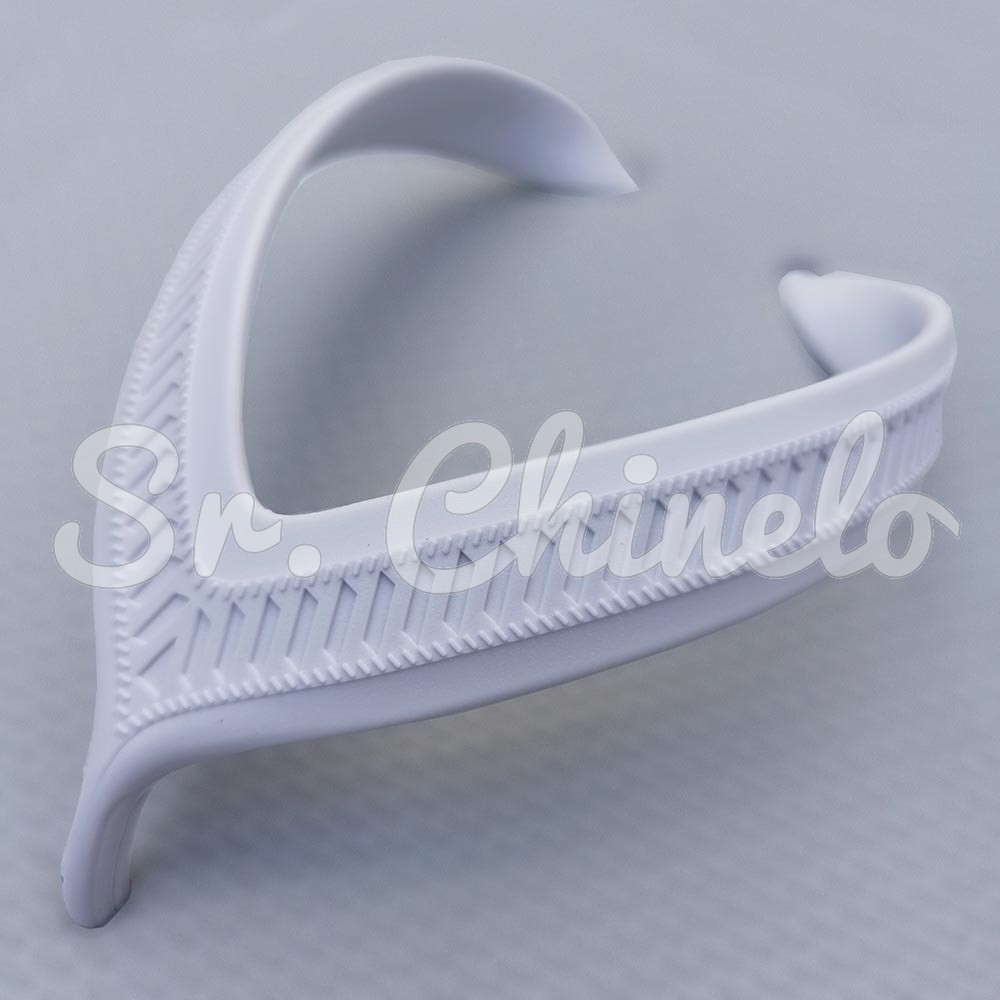 Correia Delta para Chinelo, Branco