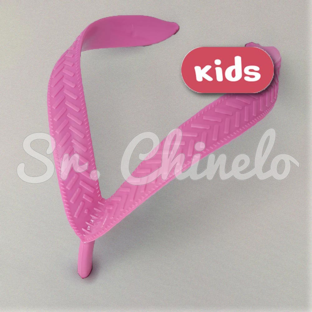 Correia Larga para Chinelo Infantil, Rosa Chiclete