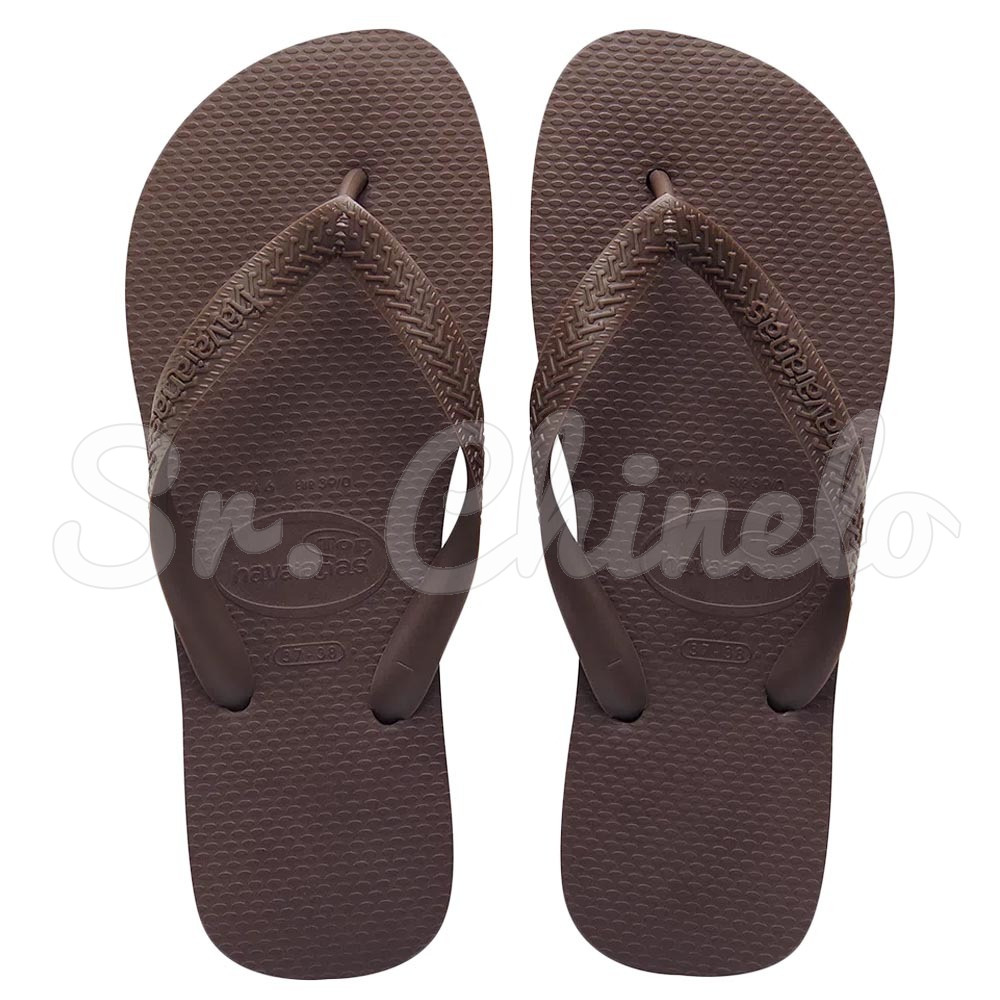 Sandálias Havaianas Top, Café