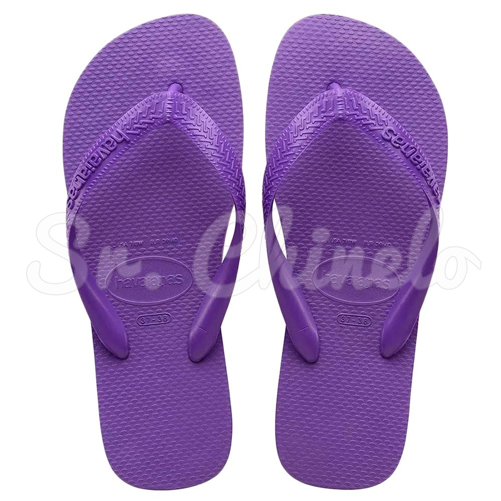 Sandálias Havaianas Top, Lilás Escuro