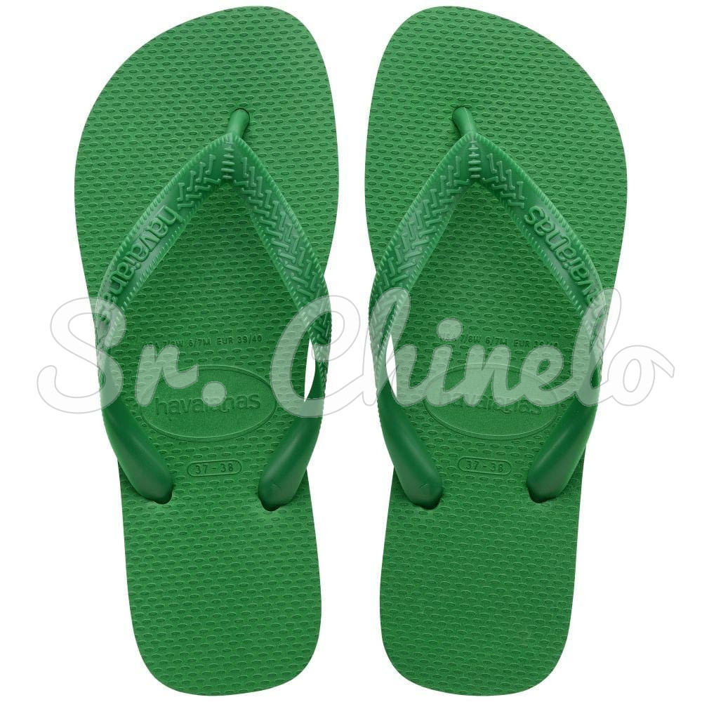 Sandálias Havaianas Top, Verde Pátria