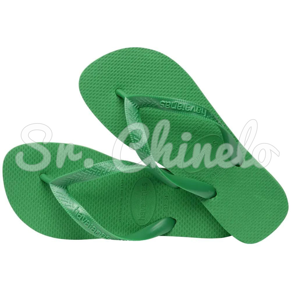 Sandálias Havaianas Top, Verde Pátria