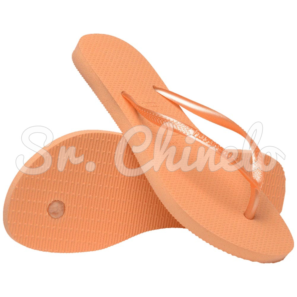 Sandálias Havaianas Slim, Pêssego