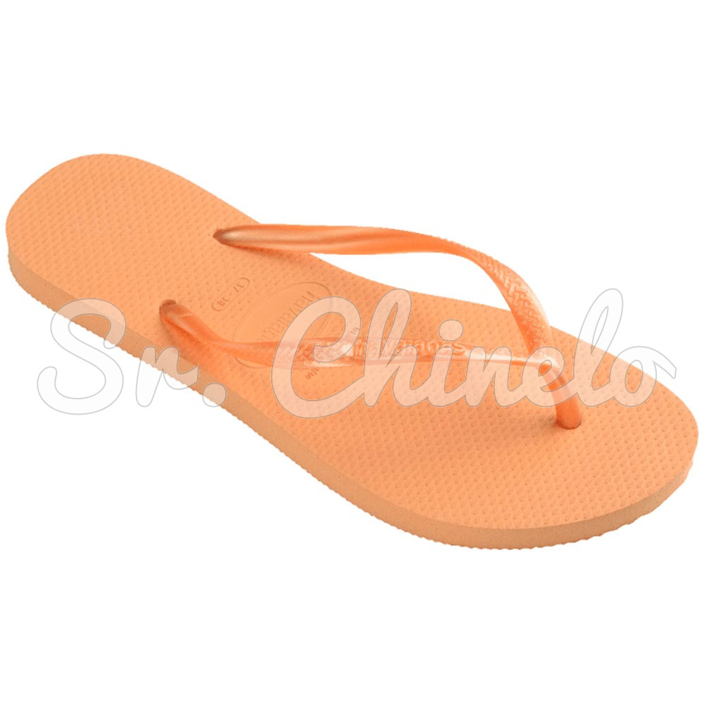 Sandálias Havaianas Slim, Pêssego