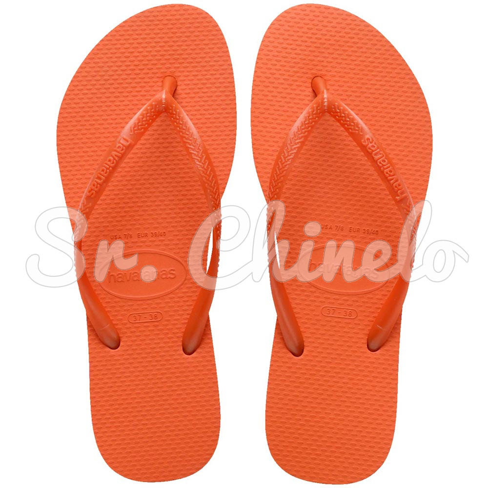 Sandálias Havaianas Slim, Laranja Sunset