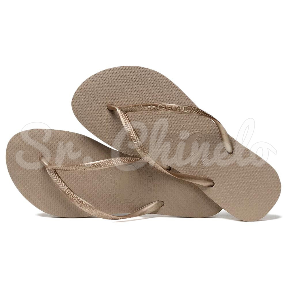 Sandálias Havaianas Slim, Rose Gold