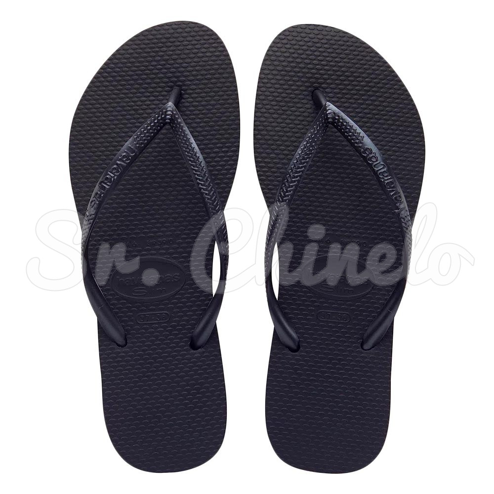 Sandálias Havaianas Slim, Preto