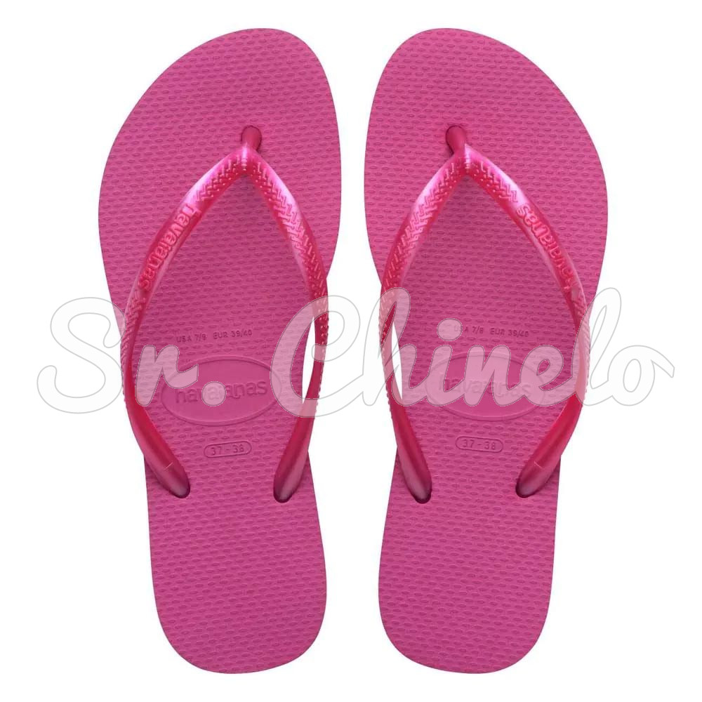 Sandálias Havaianas Slim, Rosa Gum