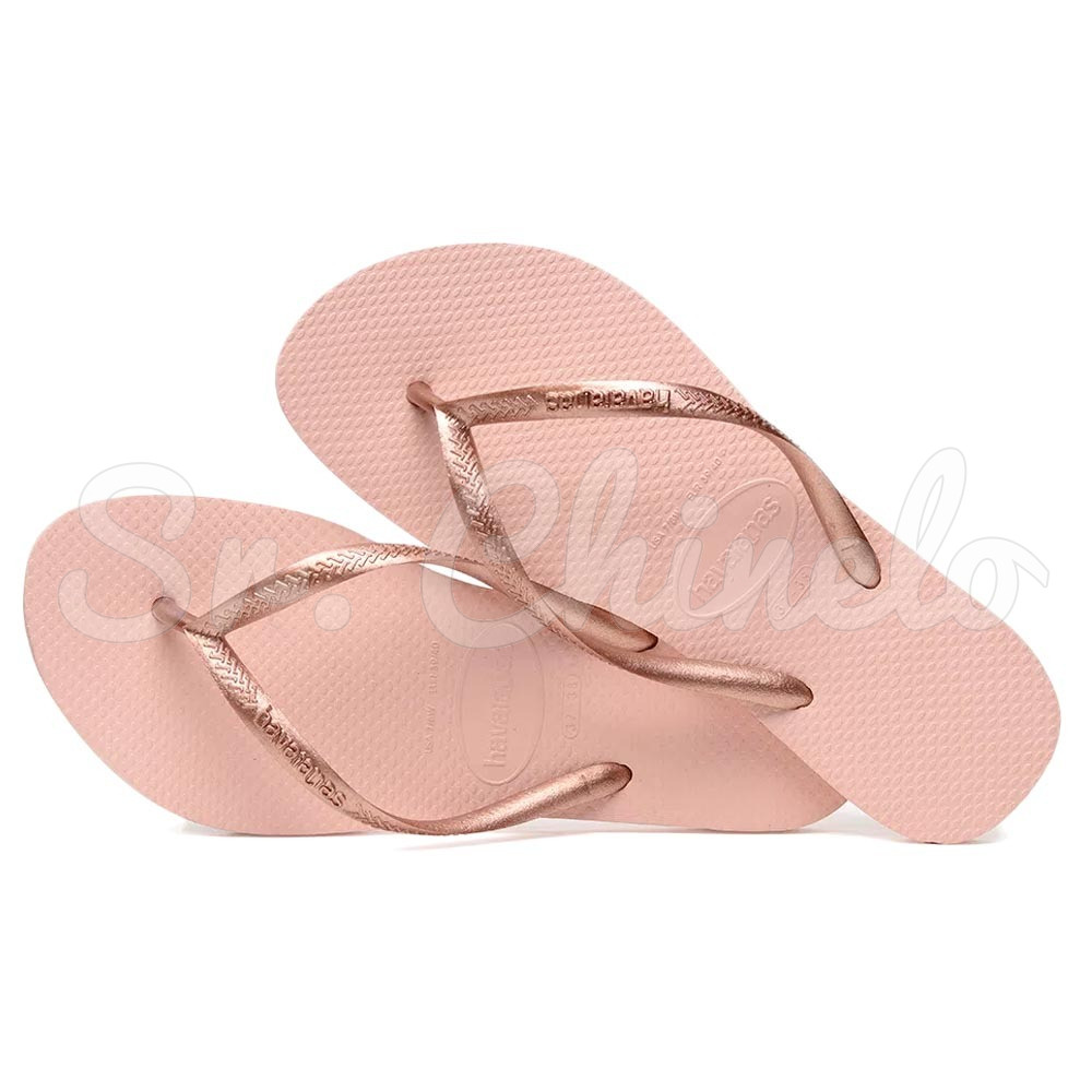 Sandálias Havaianas Slim, Rosa Ballet