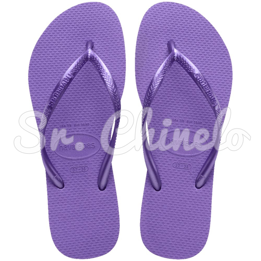 Sandálias Havaianas Slim, Lilás Escuro