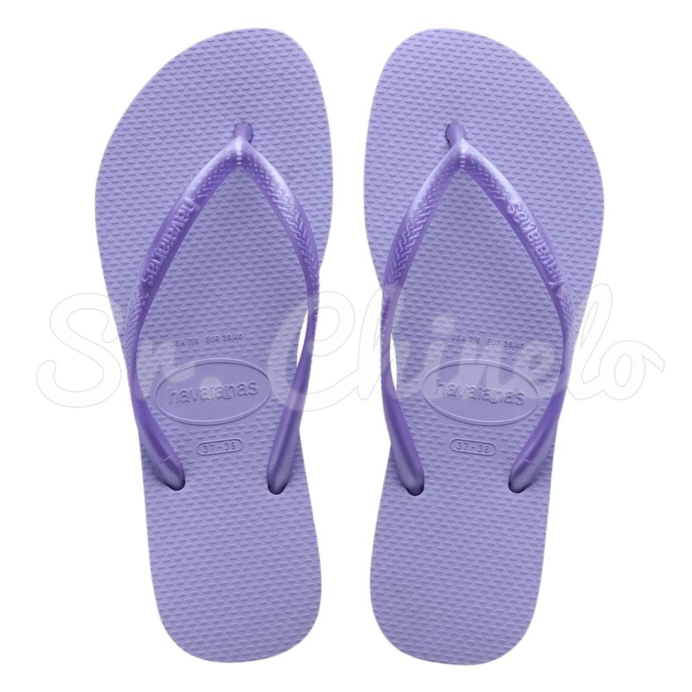 Sandálias Havaianas Slim, Brisa Lilás