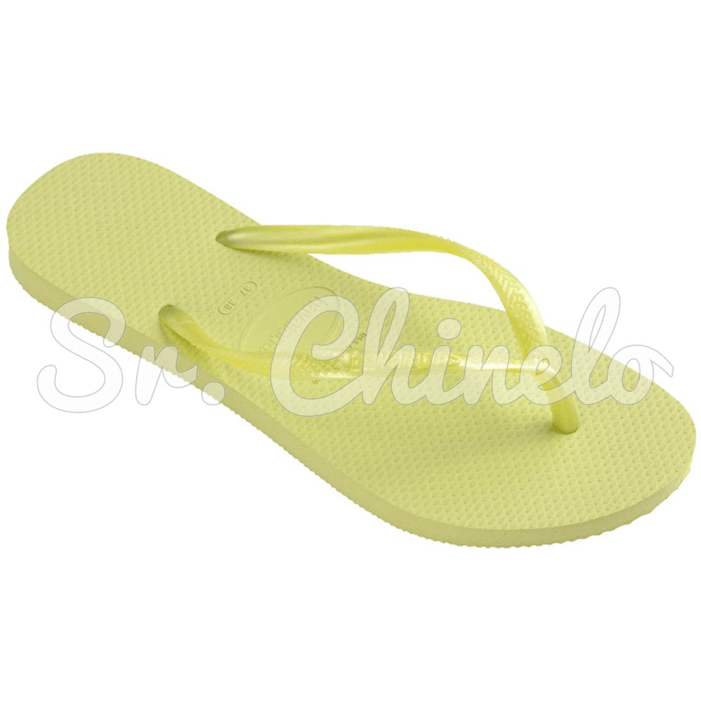 Sandálias Havaianas Slim, Verde Matcha