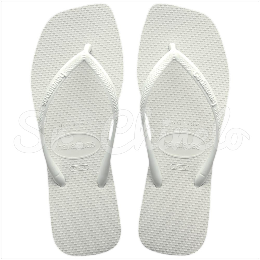Sandálias Havaianas Slim Square, Branco