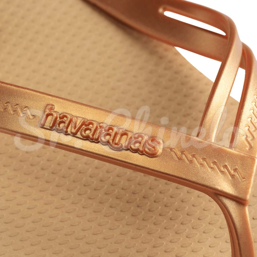 Sandálias Havaianas Elegance, Dourado