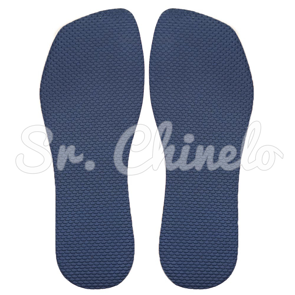 Sola Slim Square, 100% Borracha, Azul Marinho